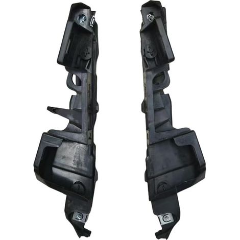 Coppia di staffe per paraurti anteriore, sinistra e destra, per C4 2004-2013, C4 I Berlina 2006+, codici articolo 741679 e 741634, in plastica nera.
