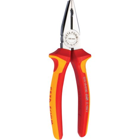 Pince universelle VDE 1000V poignée DUOTECH L.180mm (1/2)