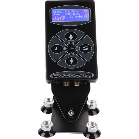 Alimentation professionnelle pour tatouage LCD, alimentation multifonctionnelle avec fonction mémoire, prise standard américaine. (1/5)