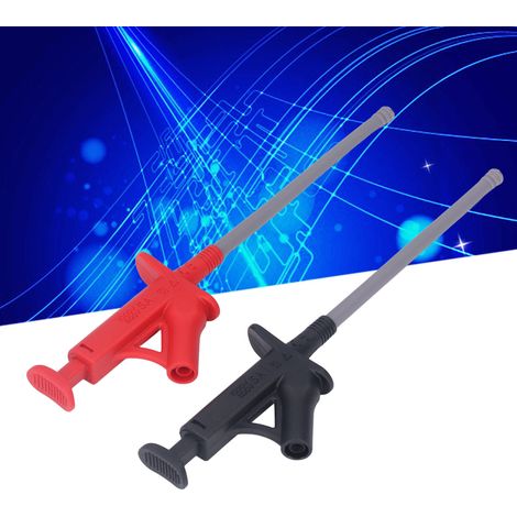 Crochet de Prise Flexible pour Multimètre, Testeur Électrique avec Connecteur Banane 4MM J.30042