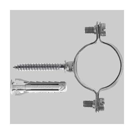 COLLARINO LEGGERO IN ACCIAIO ZINCATO E TASSELLO - Ø 10
