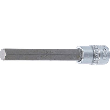 BGS Bit-Einsatz  lunghezza 140  mm attacco  quadro interno  12,5 mm  (1/2") esagono  interno 14  mm -  4274 (1/2)