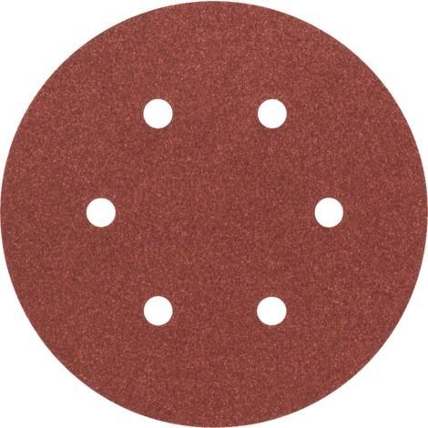 Bosch Disques abrasifs pour ponceuse excentrique, set de 6 pièces (1/2)