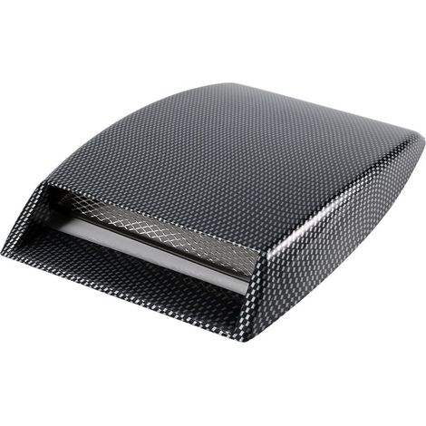 Fabater Capot de Voiture élégant ajusté pour un Autocollant de Ventilation avec ABS et Matériau en Aluminium, Couverture de Scoop D'admission à Flux D'air Décoratif Chic pour Look personnalisé. (1/5)