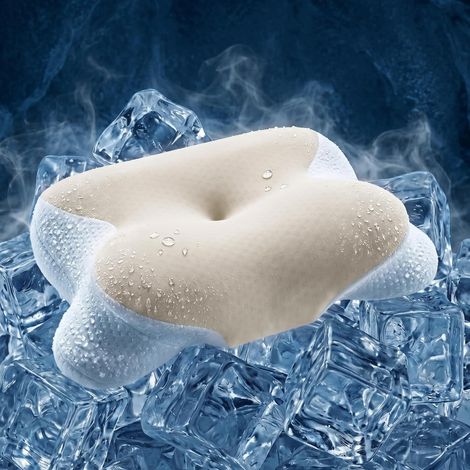 Oreiller Ergonomique en Mousse à mémoire de Forme, Forme Papillon (1/5)