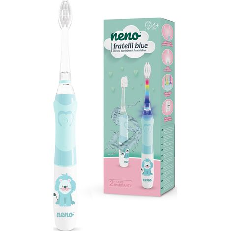 Spazzolino elettrico Fratelli Blue per bambini dai 6 anni in su. (1/5)