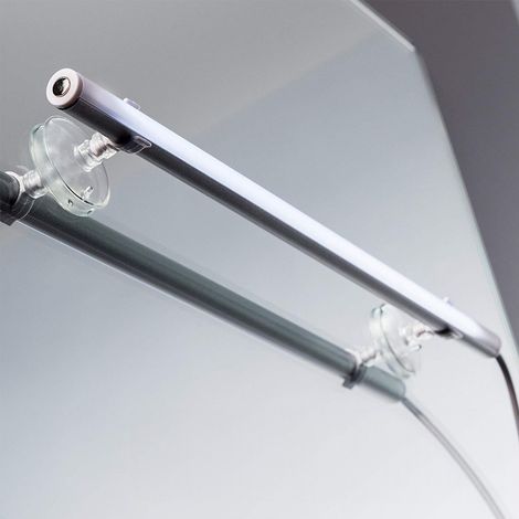 Trade Shop - SPIEGELLAMPE LED-LICHT FÜR MAKE-UP ANGEBRACHT MIT SAUGNÄPFEN USB-KABEL MAKE-UP - (1/5)