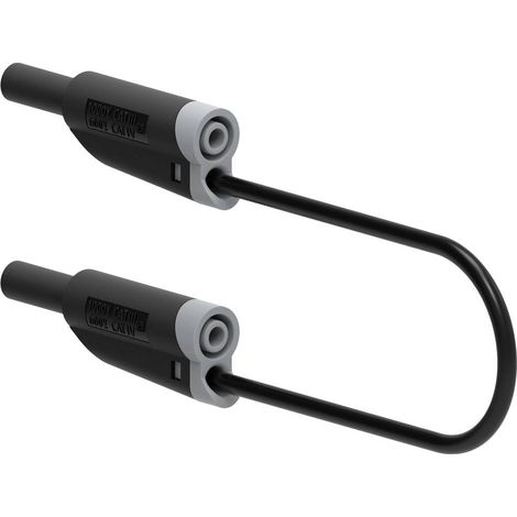 Electro PJP 2710-IEC-CD1-25N Cavo di misura Spina a banana 4 mm Spina a banana 4 mm 25 cm Nero 1 pz. (1/2)