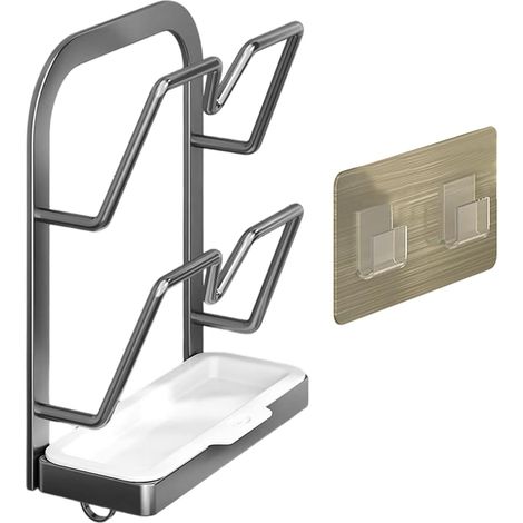 Organisateur de Couvercles de Casserole - Rack en Acier (1/5)