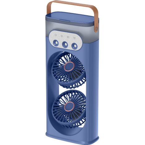 Blue Portable Conditioners Fan Evaporative Cooler USB Personal Conditioner with 3 Wind Speeds and 3H Timer (1/5)