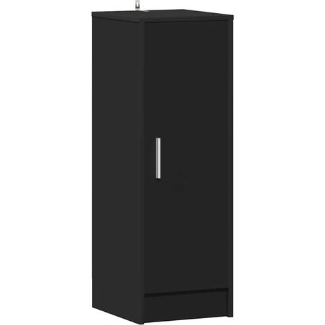 Maison Exclusive - Zapatero de aglomerado negro 32x35x92 cm