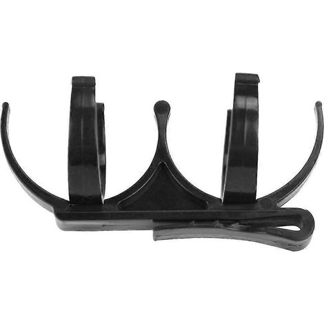 Pince de maintien de balle de golf en plastique noir pour golfeurs (1/4)