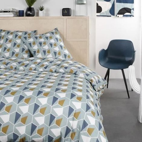 TODAY BEDDING SET - DUVET COVER 220X240 + 2 PILLOWCASES 63X63 - 100% COTTON 57 threads - Mawira 2.19 (1/3)
