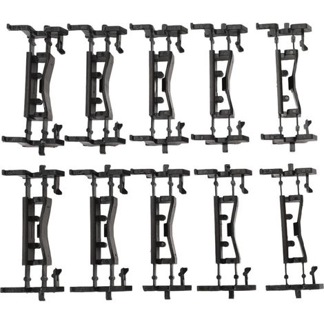 Clip de Rail D'égouttement de Moulure de Toit, 10 Pièces Clip de Rail D'égouttement de Moulure de Toit MN142343 de Retenue de Garniture de Support de Remplacement (1/5)