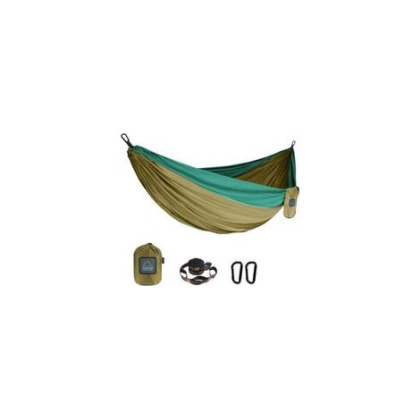 Hamac extérieur en nylon parapluie tissu anti-renversement champ installation rapide camping balançoire hamac portant 300 kg- (1/5)