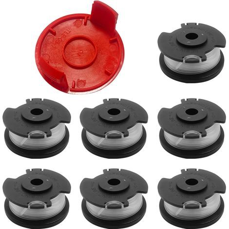 Spulen Nylonfaden für Ein-hell GE-CT 18/28 Li Freischneider – Effizientes Schneiden – Gartenarbeit – Schwarz – 4,9 m x 1,6 mm (1/5)