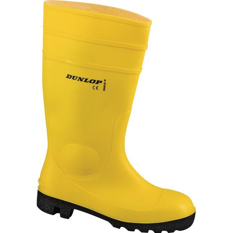 Bottes de sécurité PROTOMASTOR taille 44 jaune/noir PVC S5 SRA EN20345