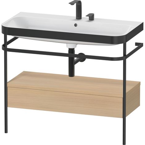 Set Duravit Happy D.2 Plus con consola metálica y cajón,