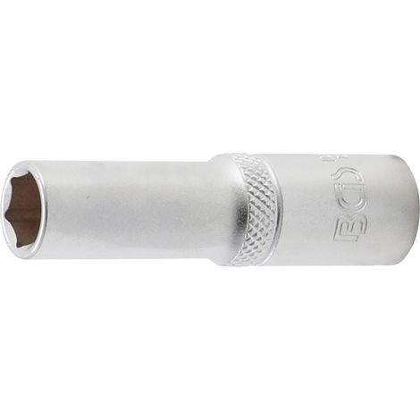 BGS Steckschlüssel-Einsatz Sechskant tief Antrieb Innenvierkant 10 mm (3/8") SW 10 mm - 10530