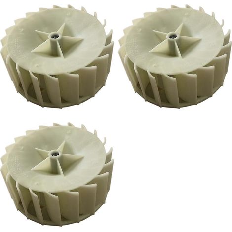 Trois turbines de soufflerie compatibles pour sèche-linge Maytag et Kenmore (697772 WP697772), pièces remplaçables. (1/5)
