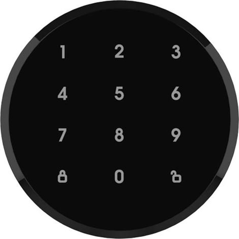 Serrure de porte intelligente Serrure de porte intelligente Mot de passe numérique Compatible avec Bluetooth Installation d'autocollants intelligents Serrure de porte électronique intelligente Tuya ( (1/5)