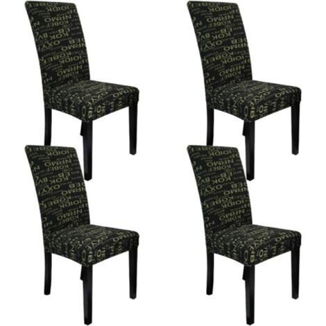 4 Universal Stretchable and Washable Lycra Chair Covers for Dining Room (1/5)