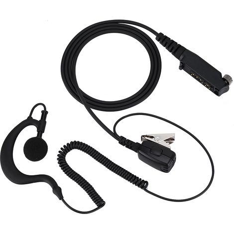 Micro-casque sans fil avec PTT et oreillette pour talkie-walkie STP9000 (1/5)
