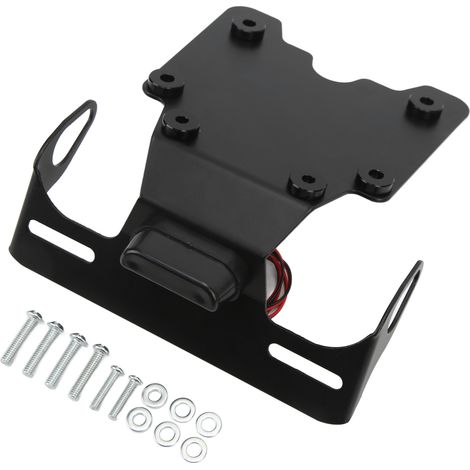 Support de plaque d'immatriculation arrière pour moto Tenere 700/Rally XTZ700 2019-2022, en alliage d'aluminium, fixation robuste et durable. (1/5)