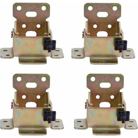 Pieds de table pliables, charnières autobloquantes, support pliable, supports d'étagère pliables pour mécanismes de table, de lit et de meubles, pieds de table et de chaise extensibles (dorés) (1/5)