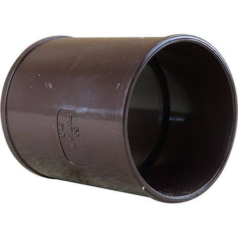 Manchon pour tube de descente Ø50 - marron - First Plast
