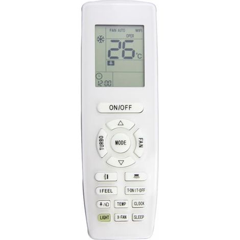 Télécommande de remplacement YAP1F pour climatiseur Gree-Télécommande de remplacement YAP1F pour climatiseur Gree (1/5)