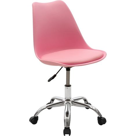 chaise de bureau gaston rose (1/5)