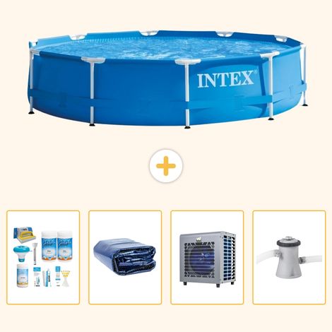 Intex Piscine Tubulaire Ronde - 305x76 cm - 5-pièces  S128 (1/5)