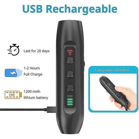 Répulsif pour animaux à ultrasons puissant pour chiens, sifflet haute puissance, répulsif pour animaux de compagnie- (1/5)