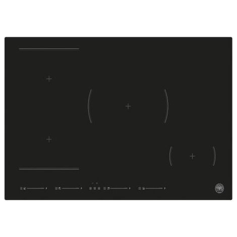 Bertazzoni P784I1M30NVS. Colore del prodotto: Nero, Posizionamento dell'apparecchio: Da incasso, Dimensione della larghezza del piano cottura: 78 cm. Tipo di controllo: Touch, Posizione di controll... (1/2)