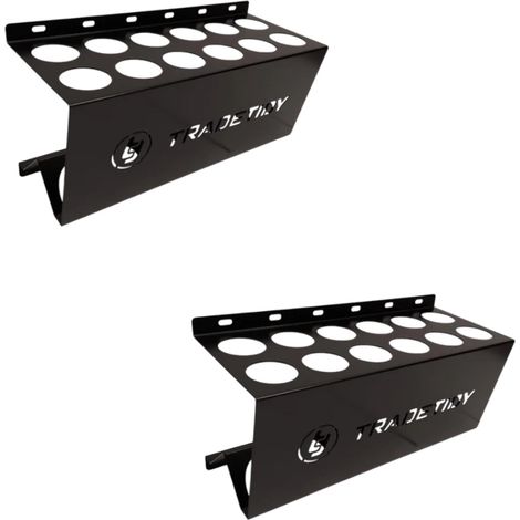 Tradetidy TT-STB12 x2 Silicone Adhesive Caulk Mastic 12 Tube Holder - Black (1/3)