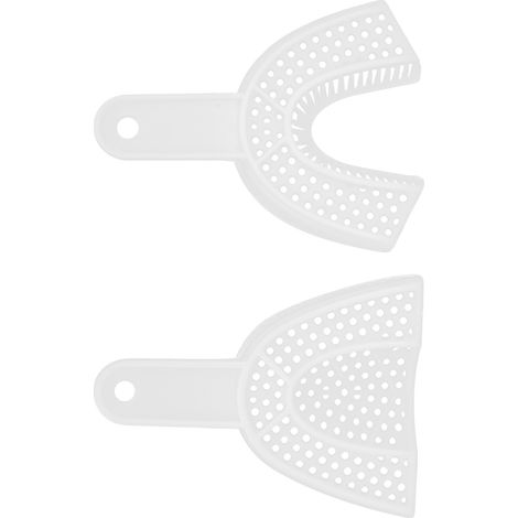 Plateau dentaire jetable en plastique pour empreintes - Équipement de soins bucco-dentaires nomade (1/5)