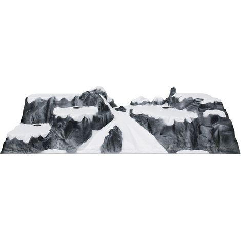 Skipistenlandschaft 120 x 40 x 25 cm