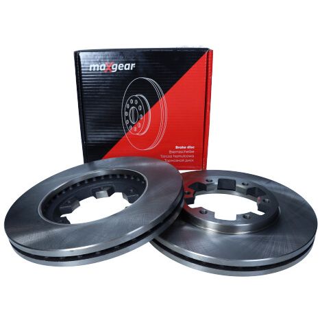 Lot de 2 Disques de frein MAXGEAR 19-2569 FORD 1954433 1954434 40206-0F000 (1/2)