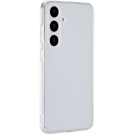 Coque transparente eSTUFF INFINITE VIENNA pour Galaxy S24+. Matière : TPU 100 % recyclé, ES67401001-BULK