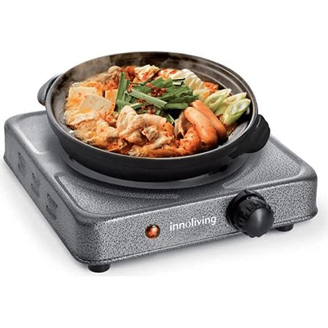 Innoliving INN-747 Piastra elettrica singola 1000W, 5 livelli temperatura (1/2)