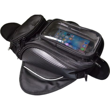 Sacoche de réservoir de moto grand format, sacoche de moto étanche