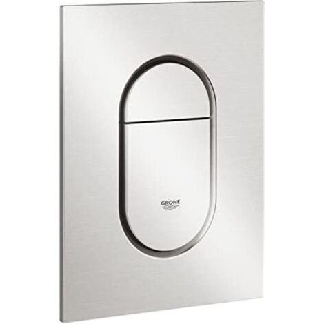 Verwendbar auf der GROHE Arena Cosmopolitan Abdeckplatte für 2-Mengen-Betätigung und Start und Stopp Chrom 38844000/Mattchrom MUMU