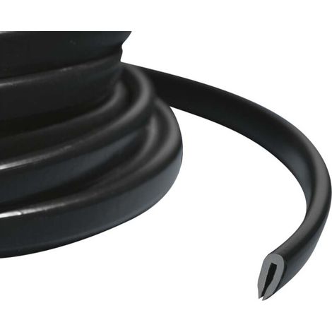 [NEUWERTIG] B-Ware Rittal Kantenschutz Schutzprofil Schwarz Metall Dk 7072100 Kantenschutzrolle 10m