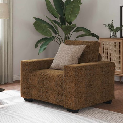 Sofa-Sessel Braun 60 cm Kunstleder