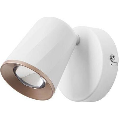 Proiettore Adri da interni per illuminare frontalmente e verso il basso con luce led bianco caldo 3000k colore bianco