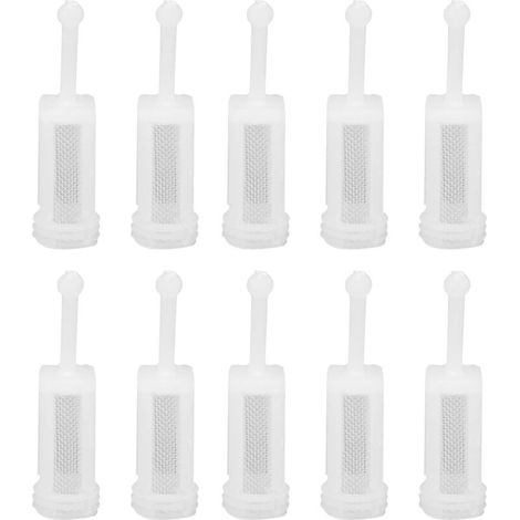 10 pièces pistolet de pulvérisation filtres Nylon maille fine voiture peinture pistolet filtre crépine pour pulvérisateurs de peinture (1/5)