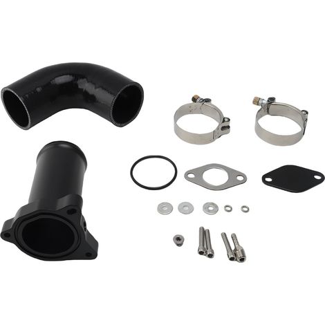 Kit suppression EGR 57mm intérieur flexible silicone – Tuyau soupape remplacement Seat 1,9TDI moteurs diesel noir, moteur (1/5)