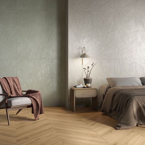 Baldosa En Gres Porcelánico Efecto Cemento Verde 60X120 - Cs25119 (Ceramishop.es)