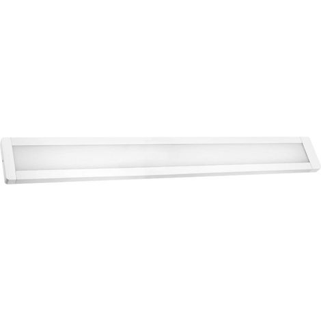 Rechteckiger LED-Bildschirm (48 W, 6400 K, 5600 lm) IP20, 120 x 16 cm, Farbe Weiß